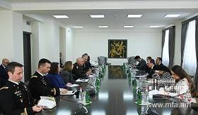 The meeting of Foreign Minister Zohrab Mnatsakanyan with the Kansas Army National Guard Delegation