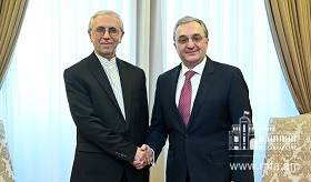 Foreign Minister Zohrab Mnatsakanyan received the newly appointed Ambassador of Iran Abbas Badakhshan Zohouri