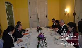 ԱԳ նախարար Զոհրաբ Մնացականյանի հանդիպումը  Մալթայի արտաքին գործերի և եվրոպական հարցերով նախարար Էվարիստ Բարտոլոյի հետ
