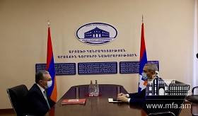 Состоялась встреча Министров иностранных дел Армении и Арцаха