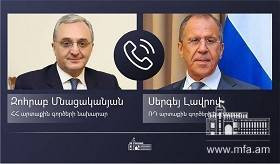 ԱԳ նախարար Զոհրաբ Մնացականյանի հեռախոսազրույցը ՌԴ ԱԳ նախարար Սերգեյ Լավրովի հետ