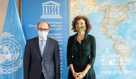 Встреча министра иностранных дел Ара Айвазяна с Генеральным директором ЮНЕСКО Одри Азуле