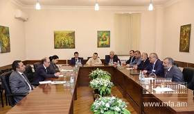 Foreign Minister Ara Aivazian met with the President of the National Assembly of Artsakh