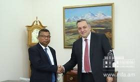 The Ambassador of People’s Republic of Bangladesh presented the copy of his credentials to the Deputy Foreign Minister
