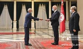 Դեսպան Արշակ Փոլադյանն իր հավատարմագրերն է հանձնել Թունիսի Հանրապետության նախագահին