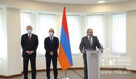 Prime Minister of Armenia Nikol Pashinyan presented the newly appointed Minister Ararat Mirzoyan to the Staff of the Foreign Ministry of Armenia