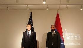 Встреча министра иностранных дел РА Арарата Мирзояна с госсекретарем США Энтони Блинкеном