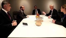 Встреча министра иностранных дел Республики Армения с министром иностранных дел Нидерландов