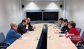 Meetings of the Deputy Foreign Minister Paruyr Hovhannisian of Armenia with a number of high-ranking EU officials