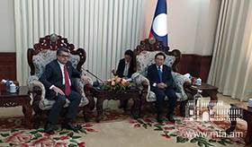Դեսպան Կաժոյանի հանդիպումը Լաոսի վարչապետի և փոխվարչապետ, արտաքին գործերի նախարարի հետ
