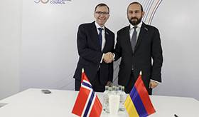 Հայաստանի և Նորվեգիայի ԱԳ նախարարների հանդիպումը