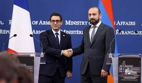 The meeting of the Foreign Ministers of Armenia and France and the joint press conference