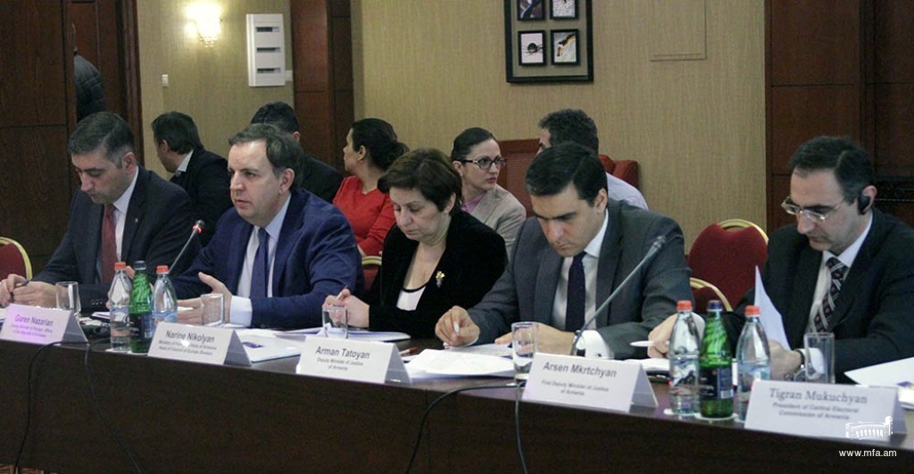 Заседание Руководящего комитета Плана действий Армения - Совет Европы в Ереване