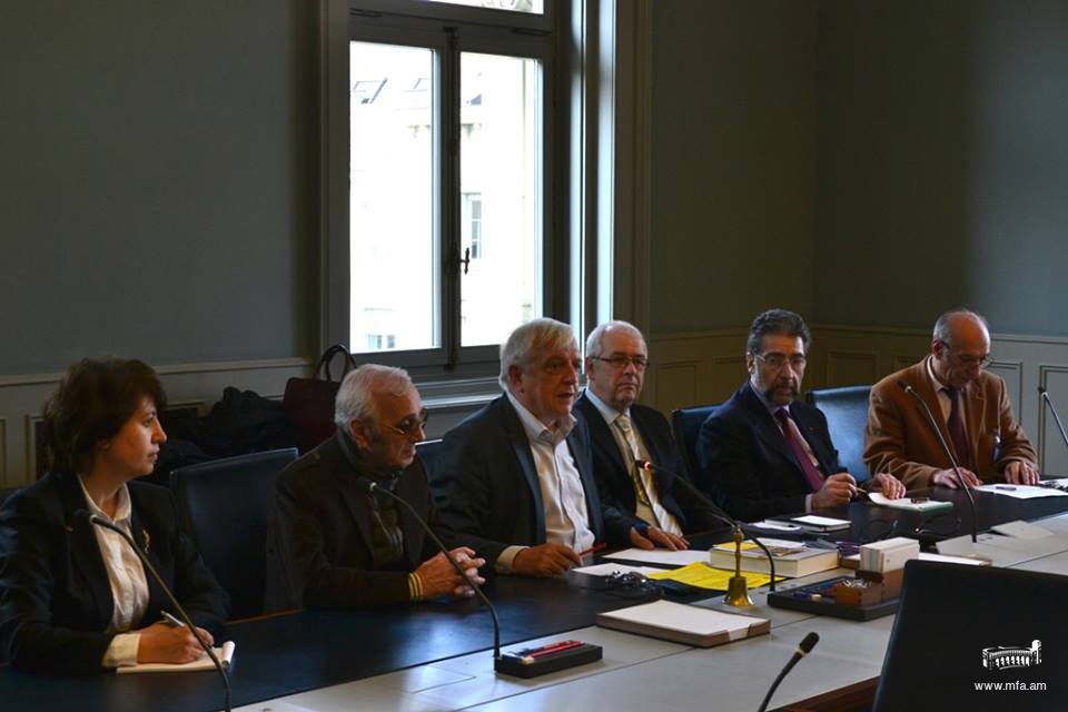 Ambassador Aznavour participated at the discussion on the Armenian Genocide at the Federal Assembly of Switzerland