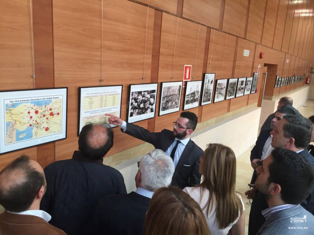 Exhibition dedicated to the 100th anniversary of the Armenian Genocide in Pinto, Spain