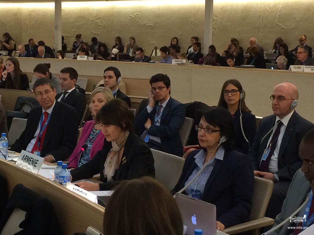 The UN Human Rights Council adopted Armenia-initiated Resolution on the Prevention of Genocide by consensus