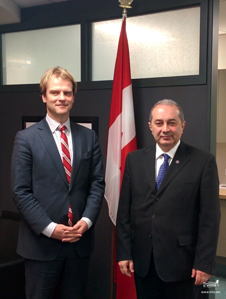 Meeting of Ambassador Yeganian with Citizenship and Immigration Minister of Canada