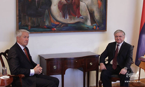 Foreign Minister of Armenia met Secretary General of the Council of Europe Thorbjørn Jagland