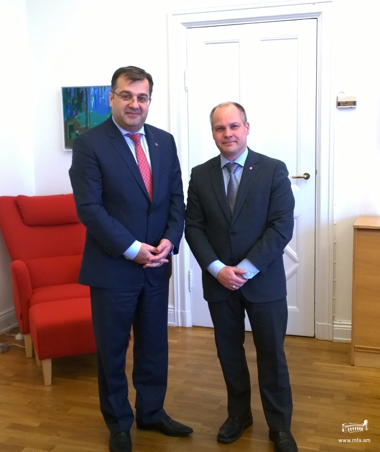 Ambassador Apitonian met Minister for Justice and Migration of Sweden