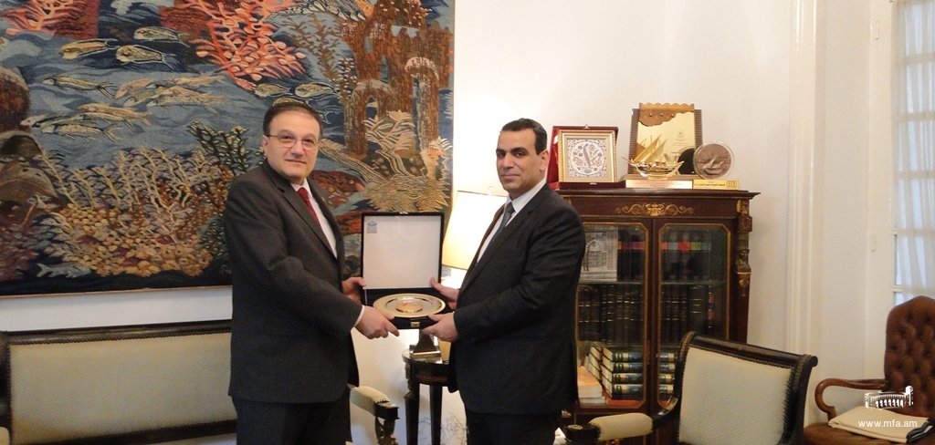 Ambassador Melkonian met Minister of Culture of Egypt