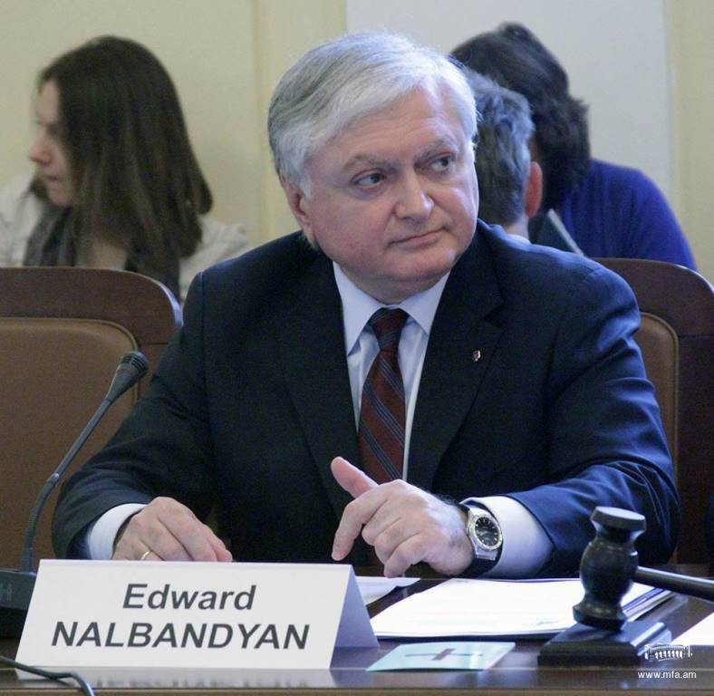 Statement of Foreign Minister Edward Nalbandian on the recognition of the Armenian Genocide by the Federal Senate of Brazil