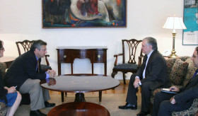 Foreign Minister received the Delegation of Armenian Assambly of America