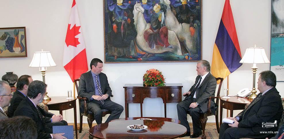 Meeting between the Minister of Foreign Affairs of Armenia and Minister of International Development and La Francophonie of Canada
