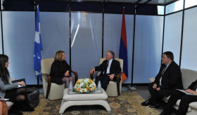 Հայաստանի արտգործնախարարի և Քվեբեկի Միջազգային զարգացման և Ֆրանկոֆոնիայի հարցերով նախարարի հանդիպումը