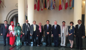 Министр иностранных дел Эдвард Налбандян принял Председателья Региональной Палаты представителей Индонезия Ирмана Гусмана