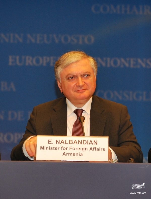 Заявление министра иностранных дел о предоставлении Европейской комиссии мандата  для проведения переговоров с Арменией