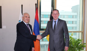 Դեսպան Սմբատյանի հանդիպումը Գերմանիայի Թյուրինգիա երկրամասի վարչապետի հետ