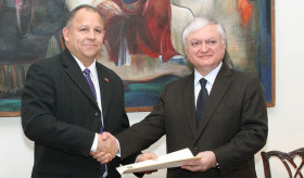 Новоназначенный посол Венесуелы вручил копии верительных грамот министру иностранных дел Армении