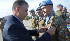 Լիբանանում ՀՀ դեսպան Քոչարյանը մասնակցեց UNIFIL-ի կազմում խաղաղապահ առաքելություն իրականացնող հայկական զորախմբի հերթափոխի արարողությանը