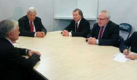 Эдвард Налбандян встретился с сопредседателями Минской группы ОБСЕ