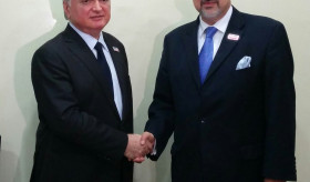 Эдвард Налбандян встретился с генеральным секретарем ОБСЕ Ламберто Заньером