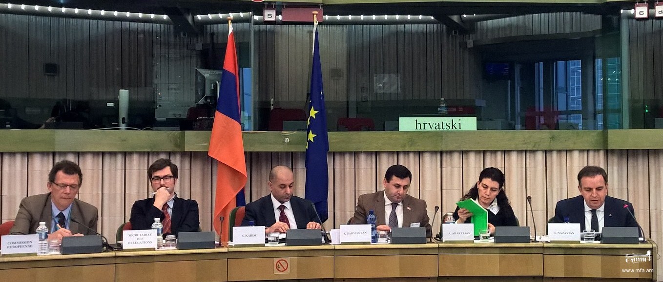 Заместитель министра иностранных дел Армении принял участие в заседании Комиссии парламентского сотрудничества Армения-ЕС
