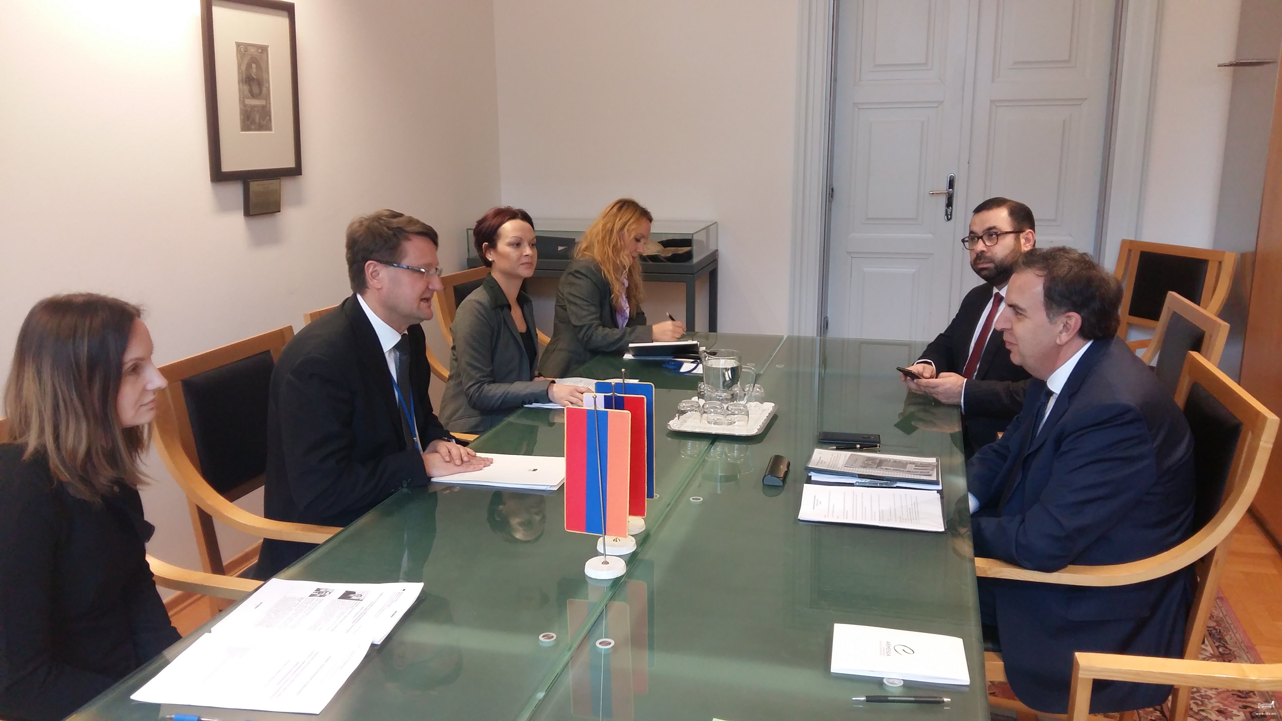 The Armenian-Slovenian political consultations in Ljubljana