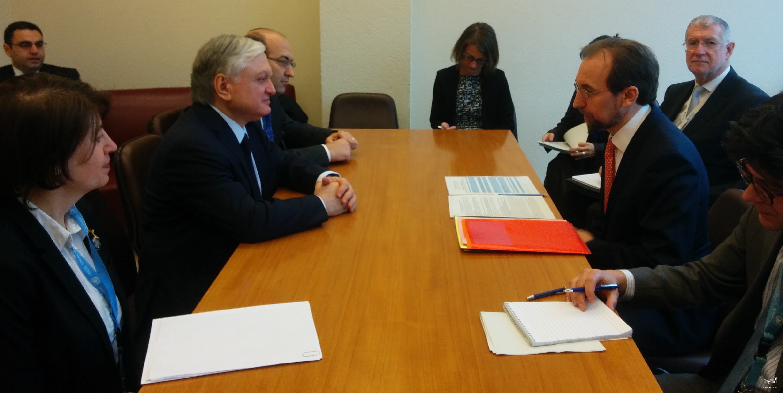 Meeting of Foreign Minister of Armenia and the UN High Commissioner for Human Rights
