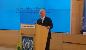 Выступление министра иностранных дел Армении Эдварда Налбандяна в ходе сегмента высокого уровня Совета по правам человека ООН