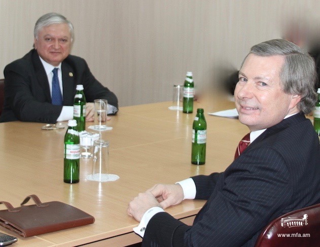 The Foreign Minister of Armenia met the US Co-Chair of the OSCE Minsk Group