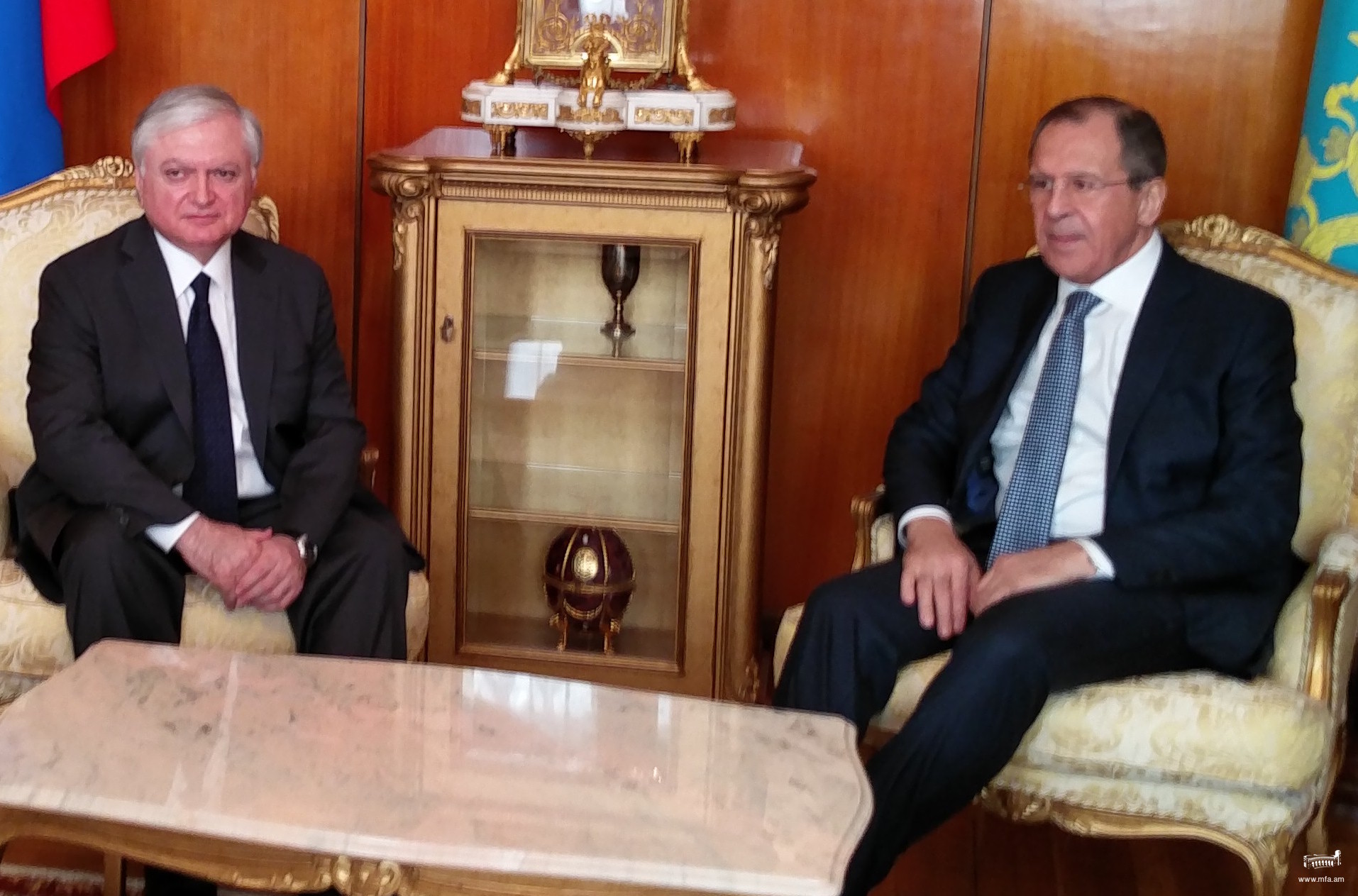 Встреча министров иностранных дел Армении и России
