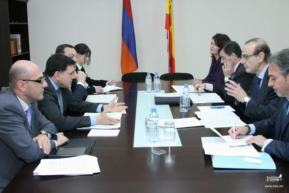 Քաղաքական խորհրդակցություններ Հայաստանի և Իսպանիայի արտաքին գործերի նախարարությունների միջև