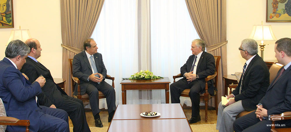 Foreign Minister of Armenia received Labour Minister of Lebanon
