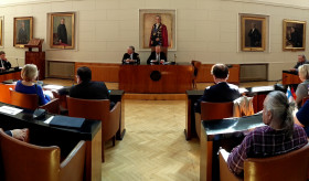 Edward Nalbandian delivered a speech at the University of Helsinki