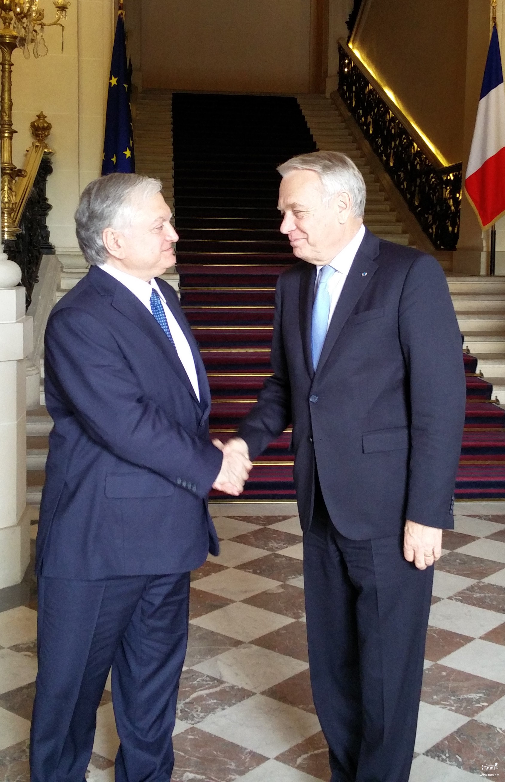 Meeting of Foreign Ministers of Armenia and France