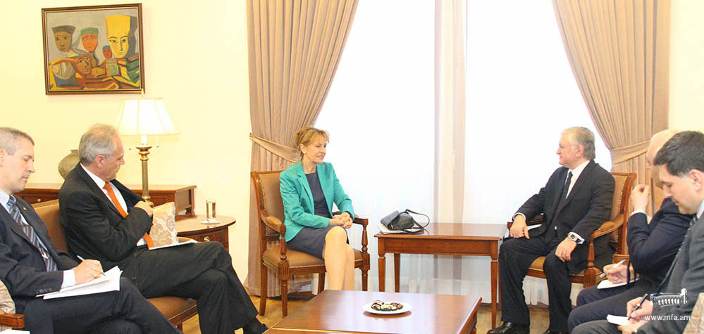 Foreign Minister of Armenia received Vice-President of Bundestag of Germany