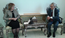 Դեսպան  Փոլադյանի հանդիպումը Սիրիայի Ժողովրդական ժողովի նորընտիր նախագահի հետ 