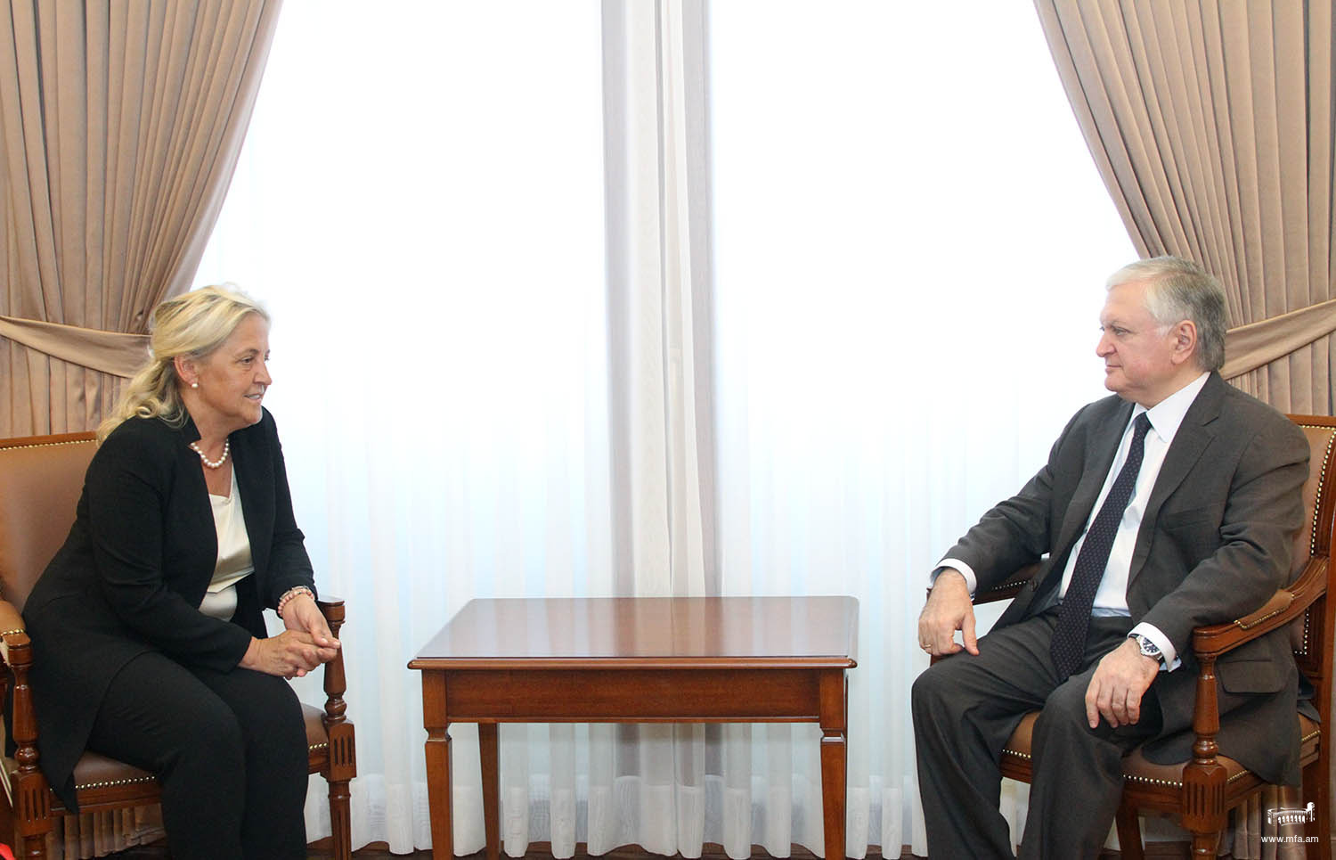 Minister of Foreign Affairs received the Ambassador of Latvia on the occasion of completing the diplomatic mission