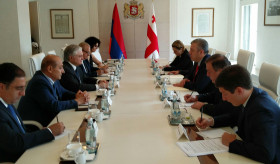 Meeting of the Foreign Minister Edward Nalbandian with the Prime Minister of Georgia