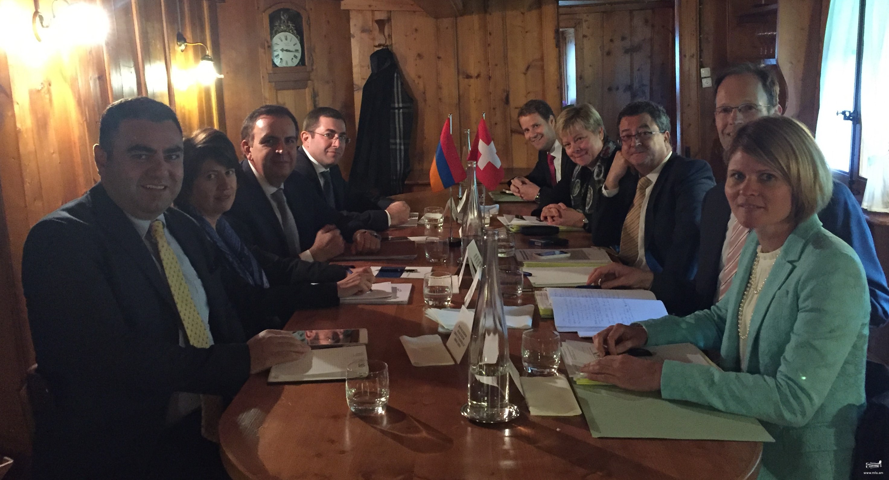 Political consultations between Armenia and Switzerland
